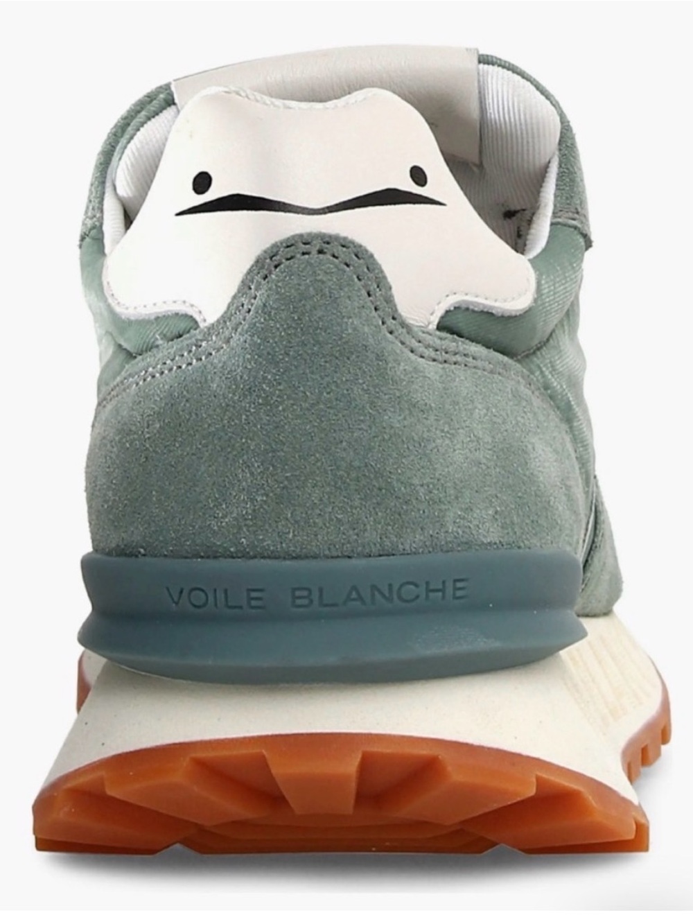 NWT VOILE BLANCHE PARIS Race Sneaker in Sage-Off White - Picture 3 of 14